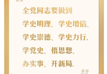 学党史 悟思想 办实事 开新局